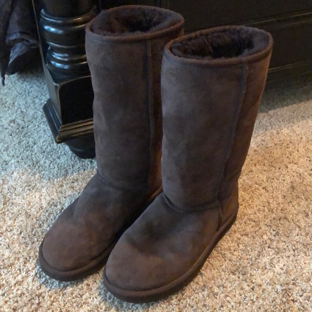 UGG Australia Classic tall “Chocolate” boots
